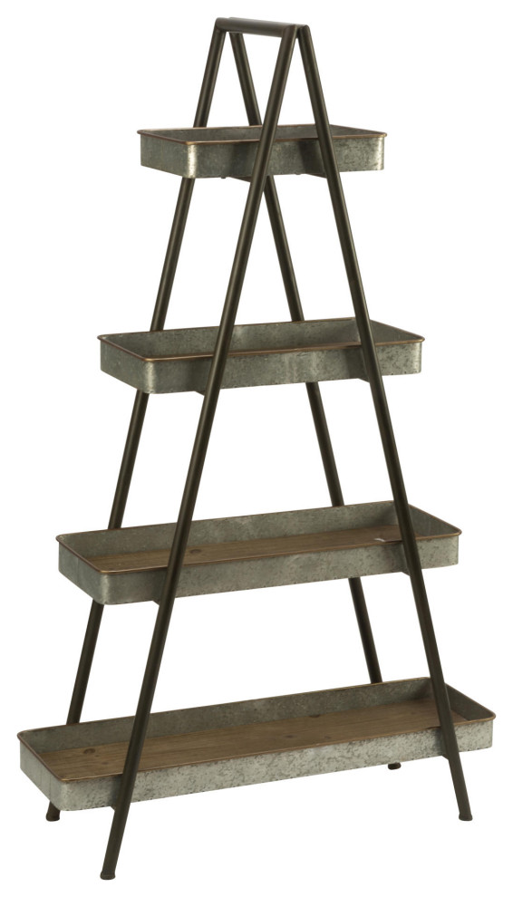 Four Shelf Ladder Display