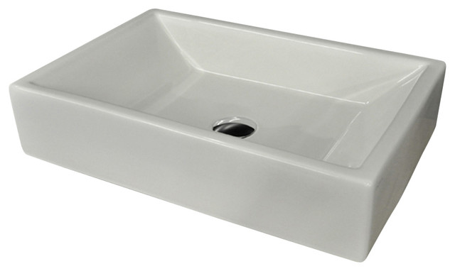 Lacava Tank Collection Vessel Porcelain Lavatory, White - Contemporary ...