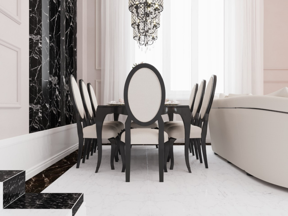 Загородный дом (кухня,гостиная) в стиле арт деко