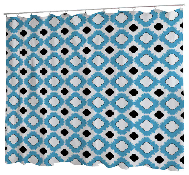 Shop Houzz | uneekee Uneekee Amara Teal Black Diamond Shower ... Shop Houzz | uneekee Uneekee Amara Teal Black Diamond Shower ...