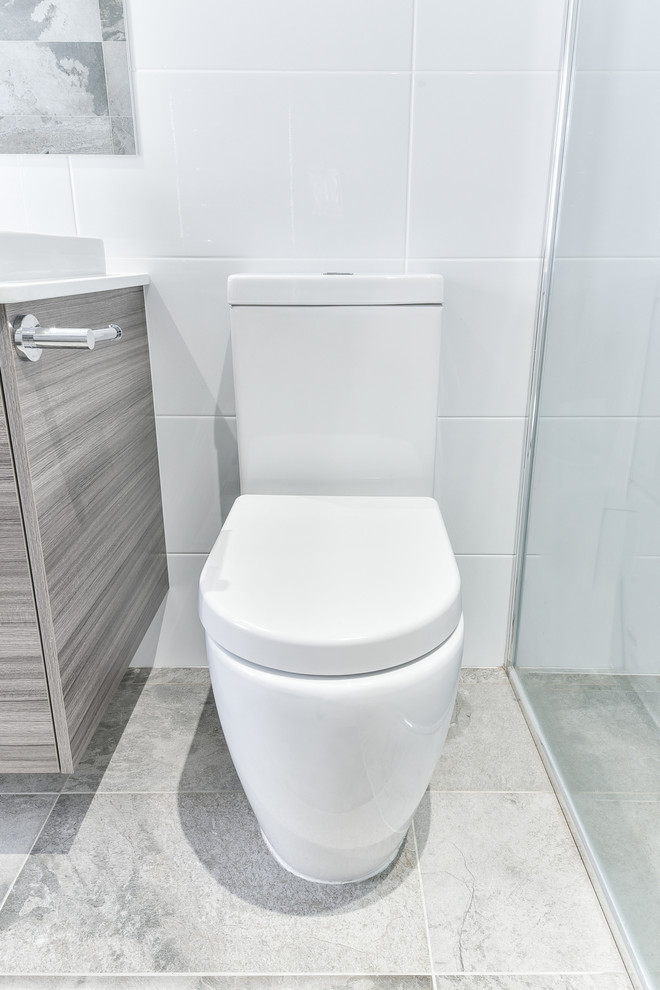 Design ideas for a modern bathroom in Perth.