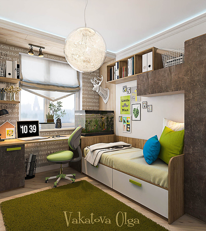 Интерьер детской для мальчика.