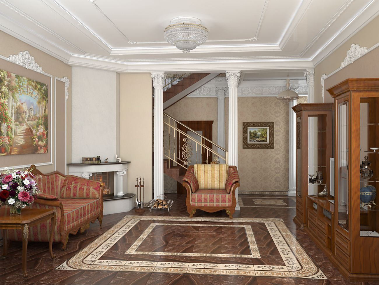 Проект интерьера в стиле Классика