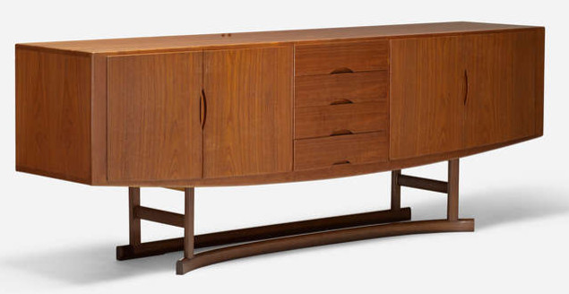 Luxury Designer Furniture Consignment — Rare 1968 Andersen walnut cabinet