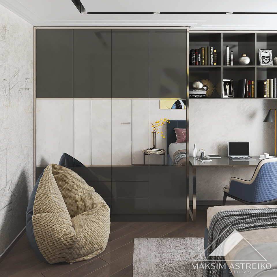 Современный интерьер с элементами арт деко