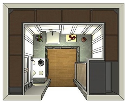 Small condo kitchen design