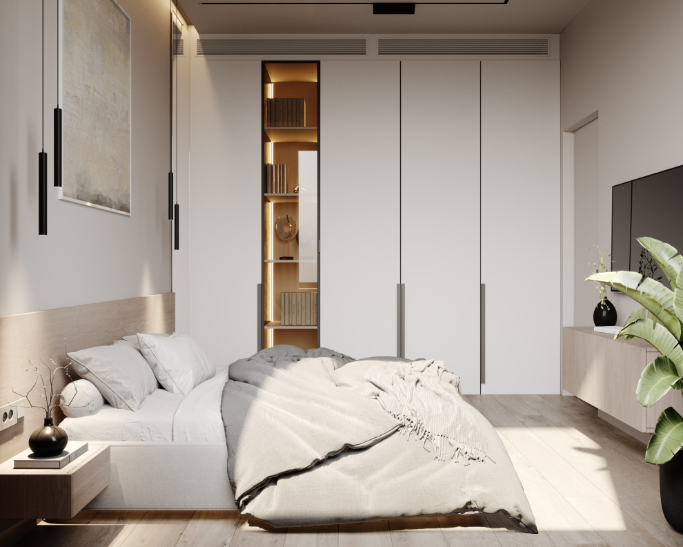 Спальня в стиле минимализм