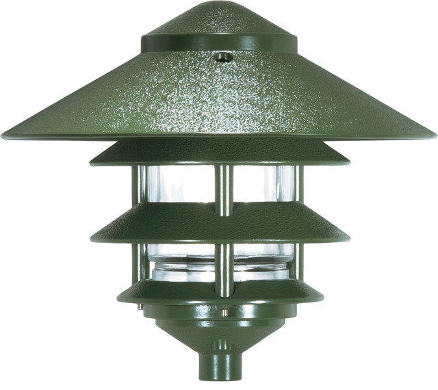 Nuvo 1Light Incandescent Green Outdoor Light Fixture Transitional