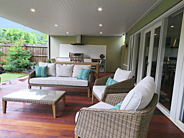Beaumaris contemporaneo-terraza-y-balcon