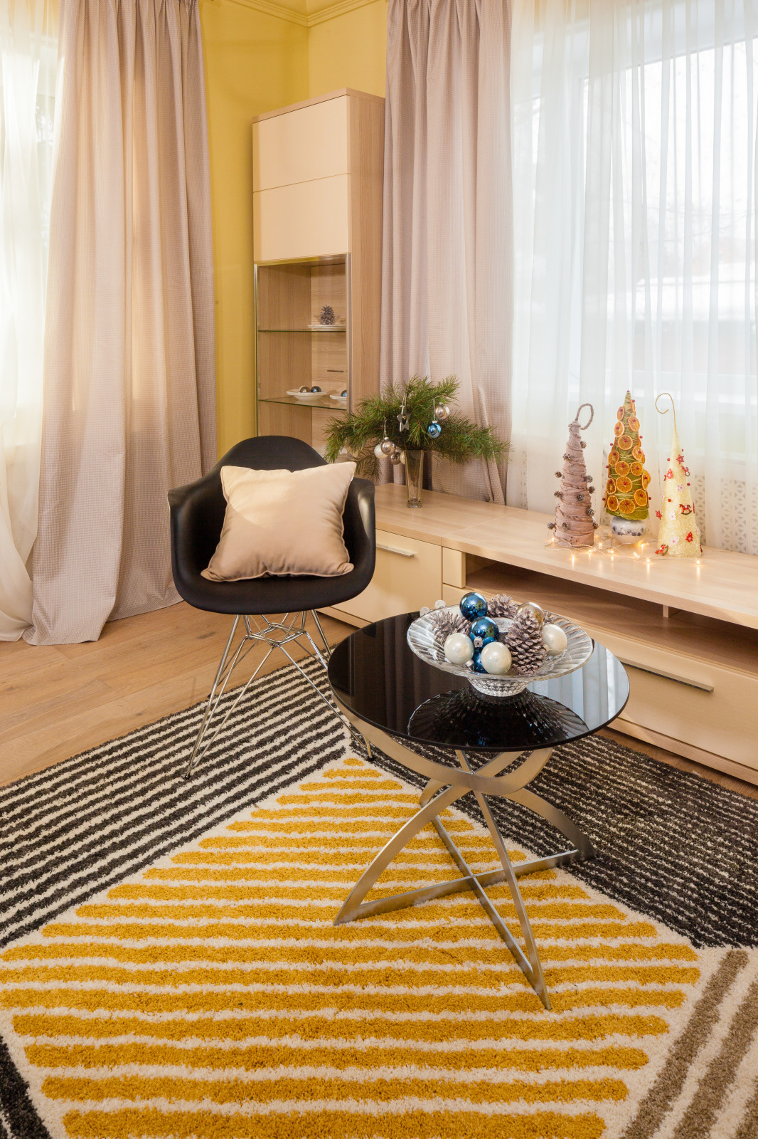 Гостиная на контрастах для программы "Фазенда" Первый Канал