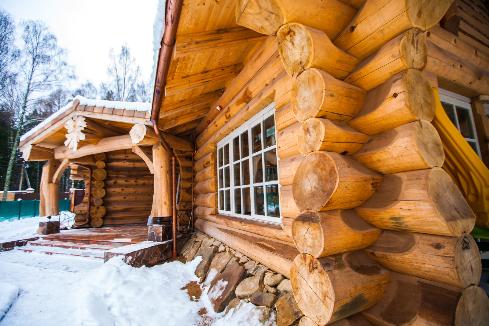 Элитный деревянный дом из красного канадского кедра "Москва"
