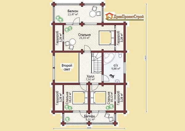 Проект дома № 52