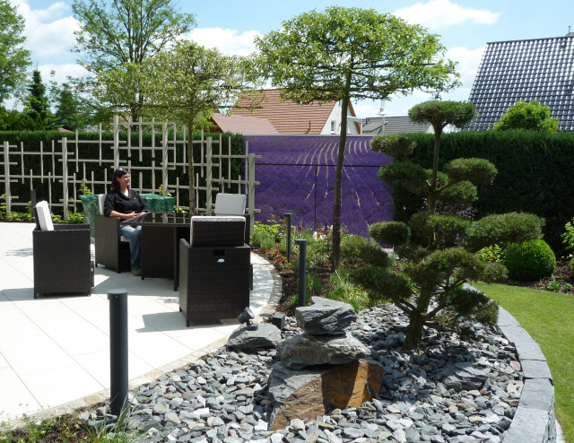 Gartenplanung Familie T deck