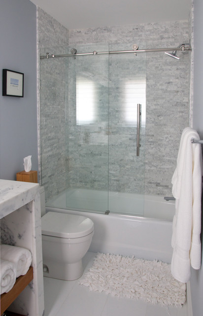 Waterfront Beauty contemporary-badrum