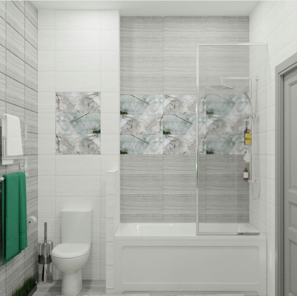 Дизайн - проект ванной комнаты