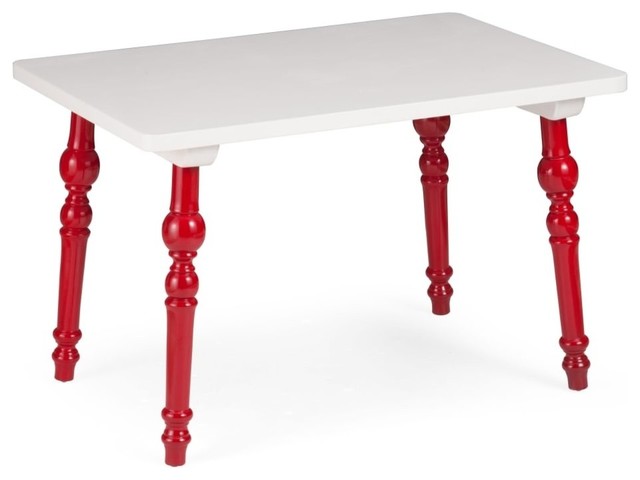 Baby Alta Table Red and White