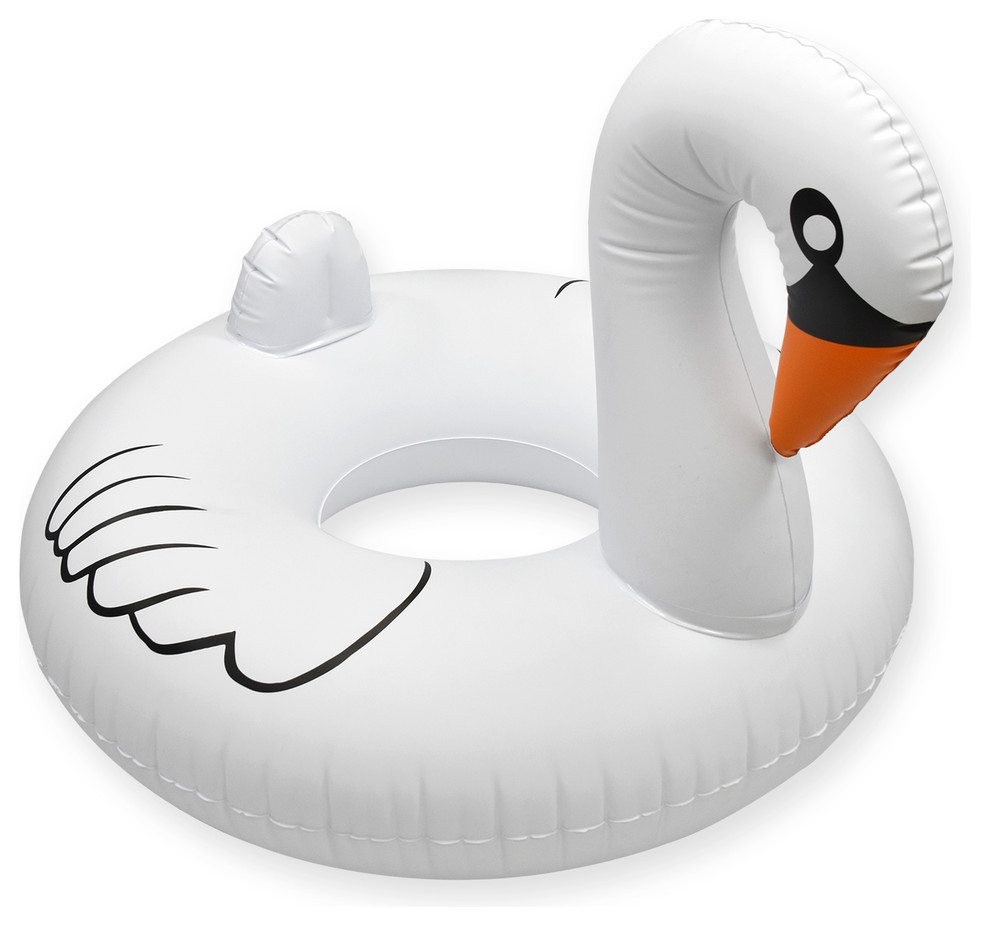 GoFloats Giant Swan PartyTube Inflatable Raft, Adult Size
