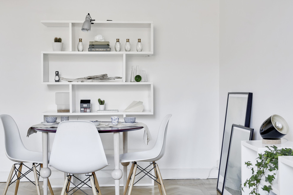 Foto på ett skandinaviskt vardagsrum