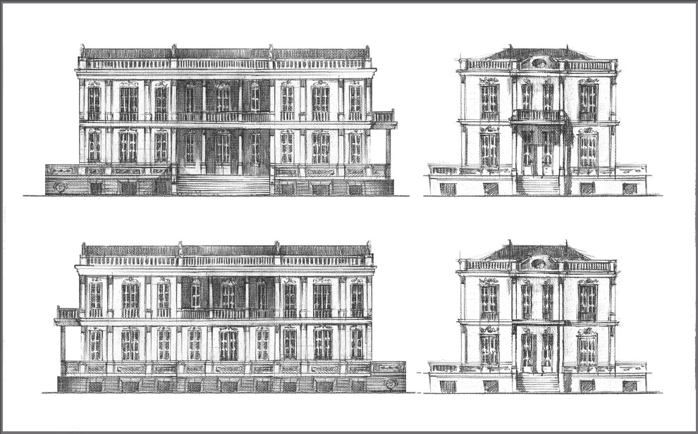 Эскизный проект загородного дома в Переделкино.