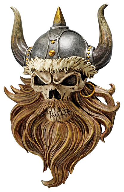 Skull of Valhalla Viking Plaque