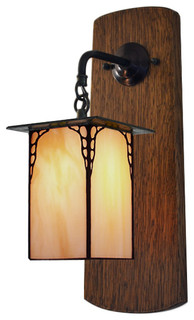Craftsman Mission Style Wall Sconce, hallway, entryway light - Craftsman - Wall Sconces - by ...