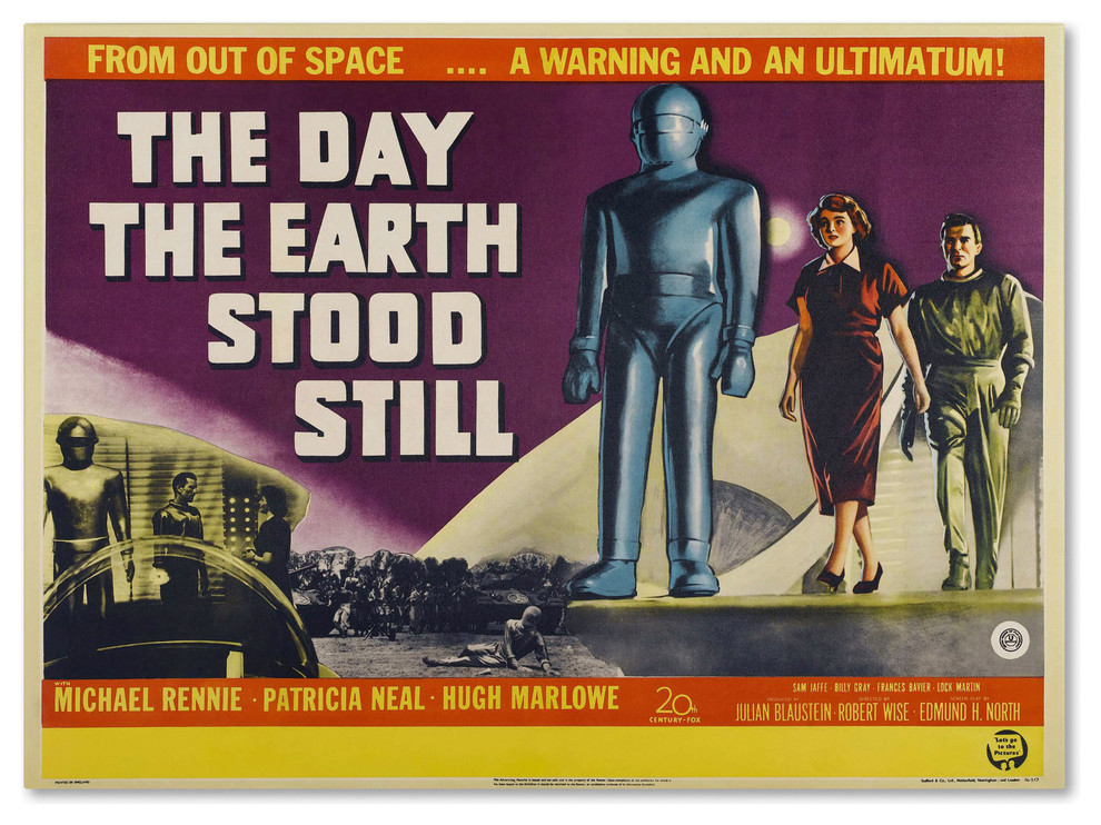 Vintage Apple Collection 'Day Earth Stood Still' Canvas Art