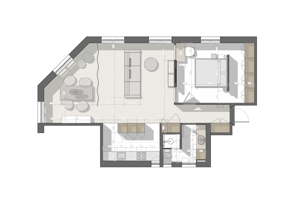 Красивый красный