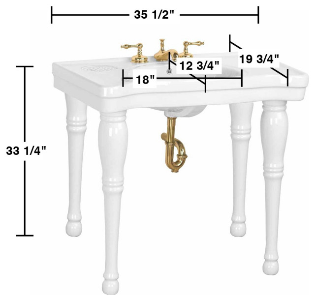 ENOVATOS SUPPLY MANUFACTUING Jasmine 32-1/2 In. Console