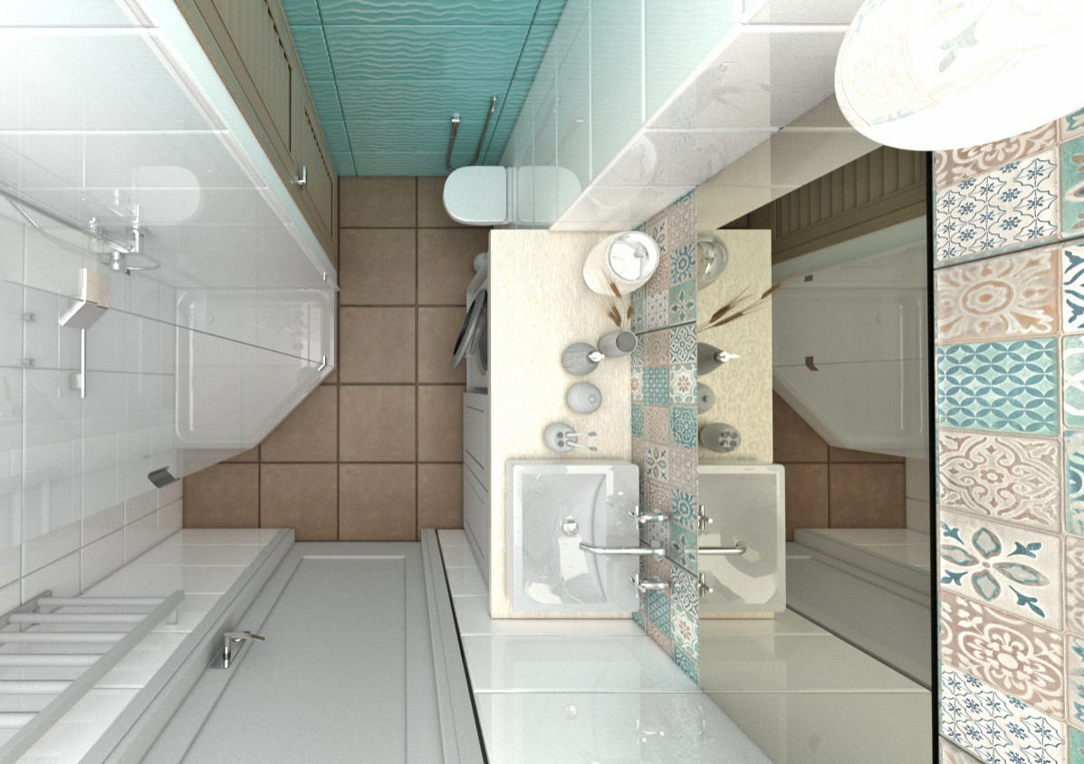 Однокомнатная квартира в Средиземноморском стиле