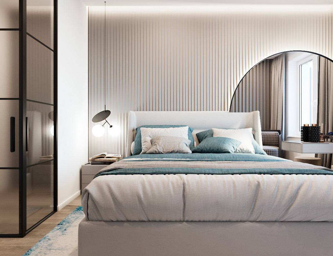 Интерьер в черно-белом цвете