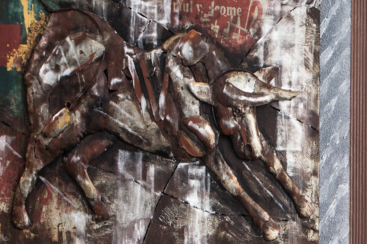 Реализованный интерьер квартиры "Брутальный лоск"