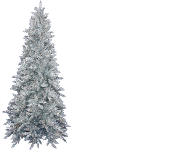 45 Pre Lit Slim Silver Ashley Spruce Tinsel Christmas Tree Clear Lights 45 Pre Lit Slim Silver Ashley Spruce Tinsel Christmas Tree Clear Lights