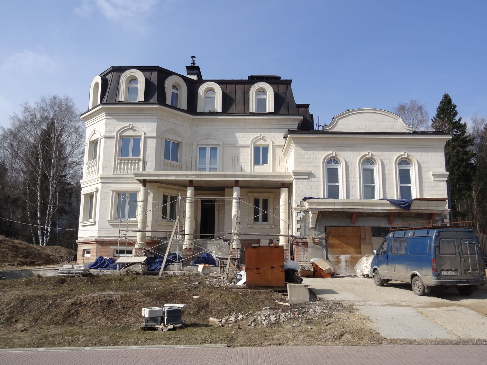 Усадьба "Северная крепость". Реконструкция дома.