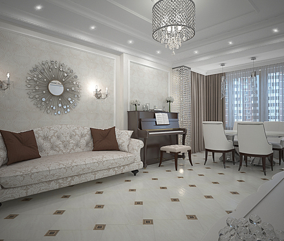 Интерьер гостиной в стиле Арт-Деко