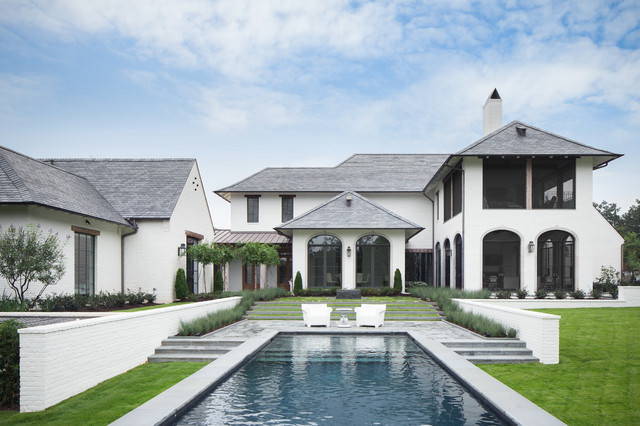 French Influential - Farmer Payne Architects traditional-exterior