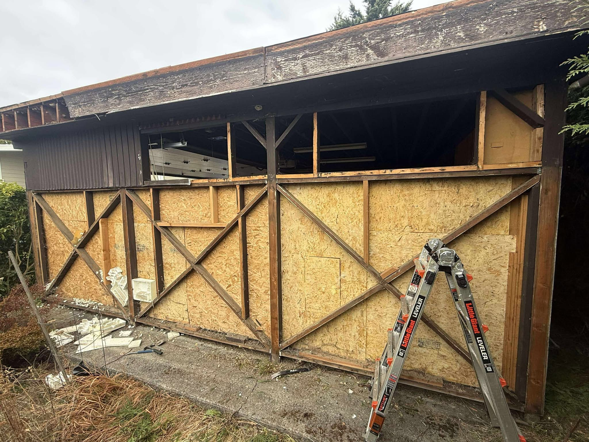 Full Garage Rebuild & Weatherproofing Upgrade