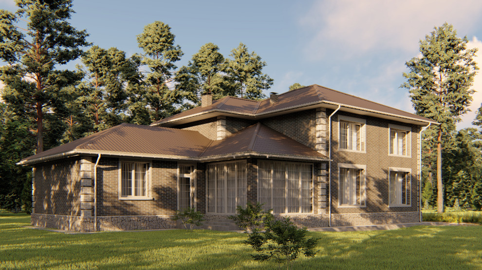 Дизайн фасадов индивидуального жилого дома