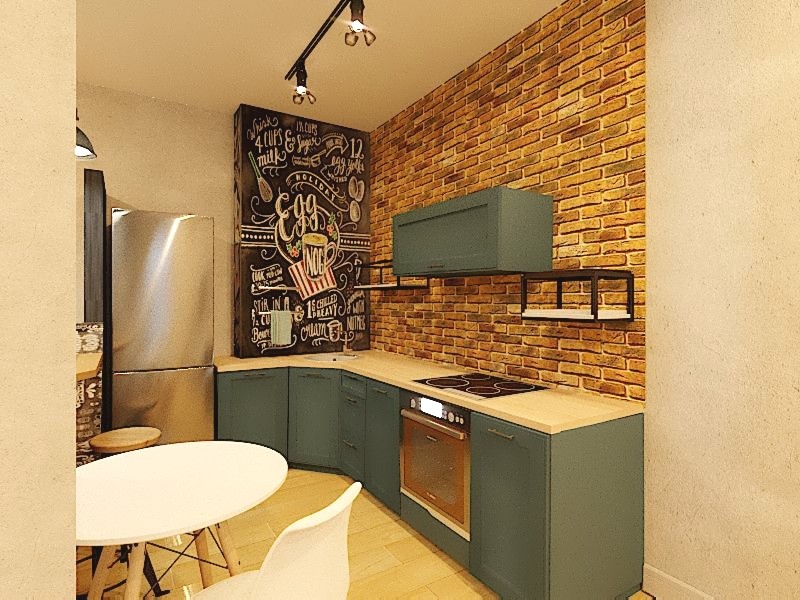 Дизайн студии 38,5 м2 ЖК Восточный