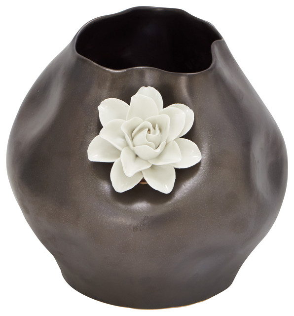 Unique Flower Pattern Ceramic Vase