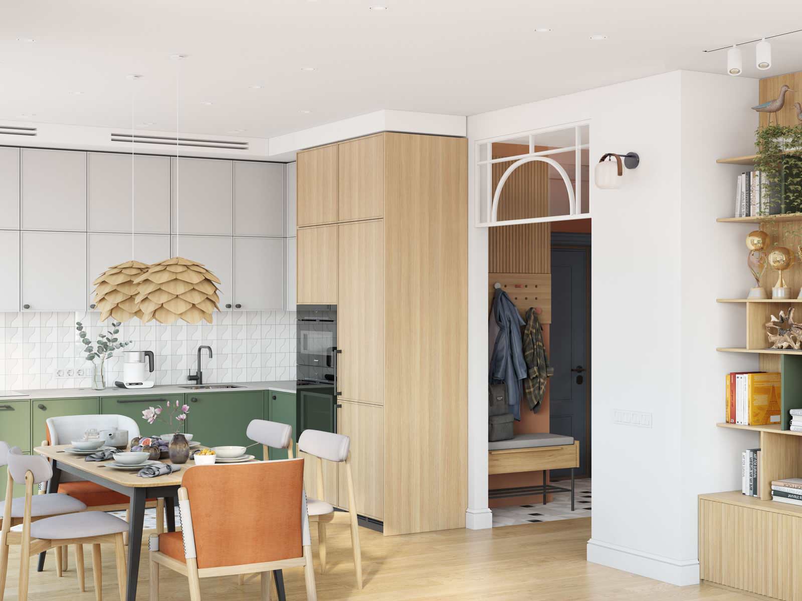 Дизайн интерьера четырехкомнатной квартиры в г. Москва