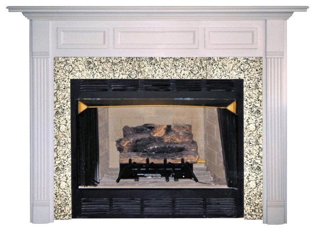 Agee Lincoln Wood Fireplace Mantel Surround - CLASSIC4840BIRCH