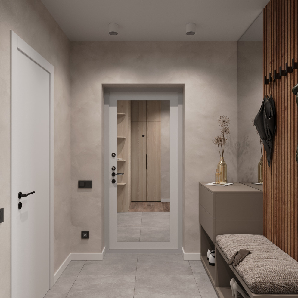 Дизайн квартиры в ЖК «Солярис» с большой лоджией