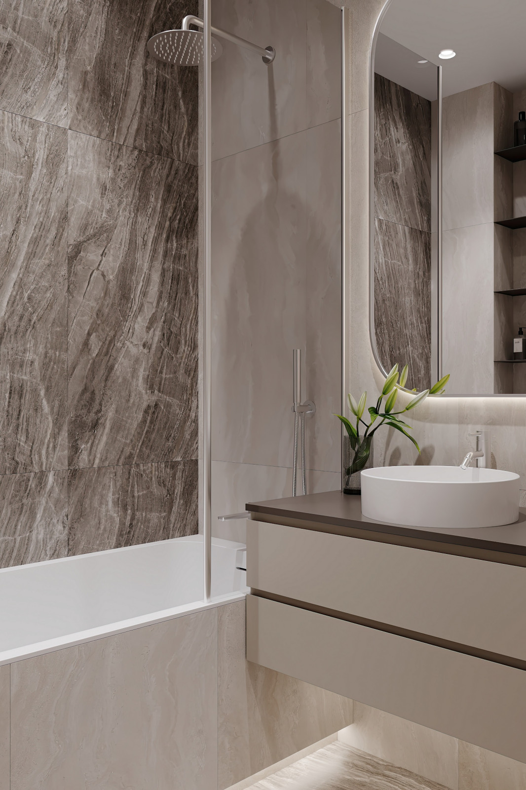 Дизайн и ремонт квартиры в ЖК Wow - Цвета природы