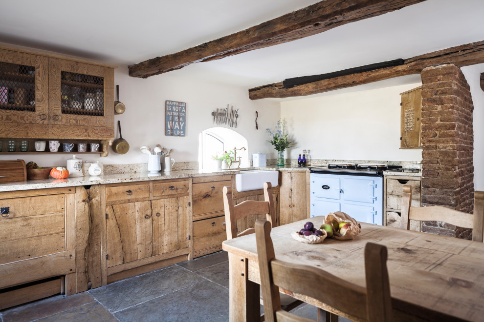Inspiration for a farmhouse kitchen in Other.