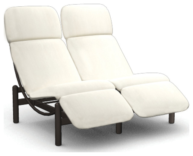 Homecrest Cirque Aluminum Cushion Side Lounge Chair