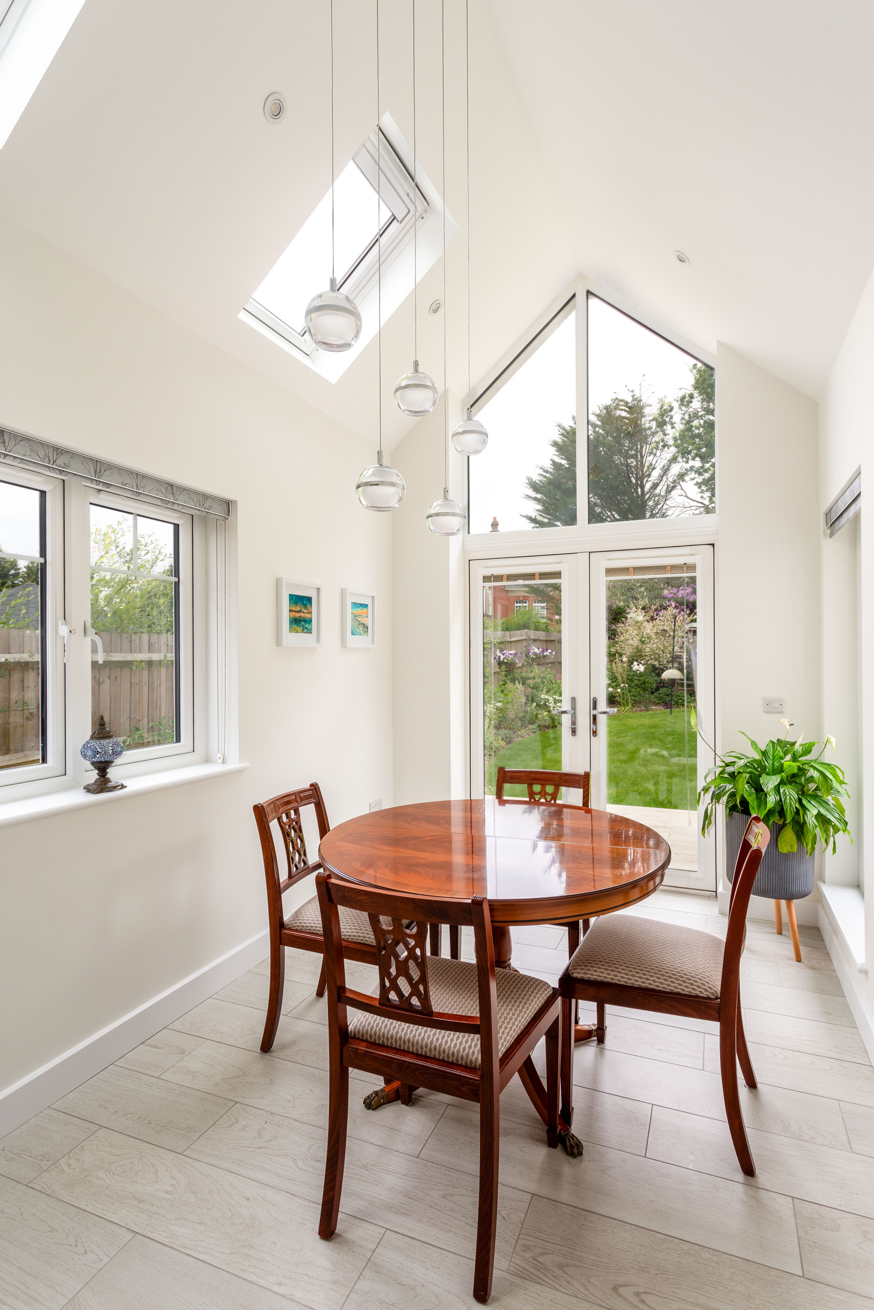 View of dining space