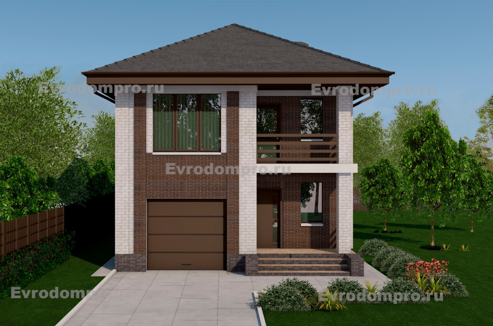 Дом в современном стиле А-14