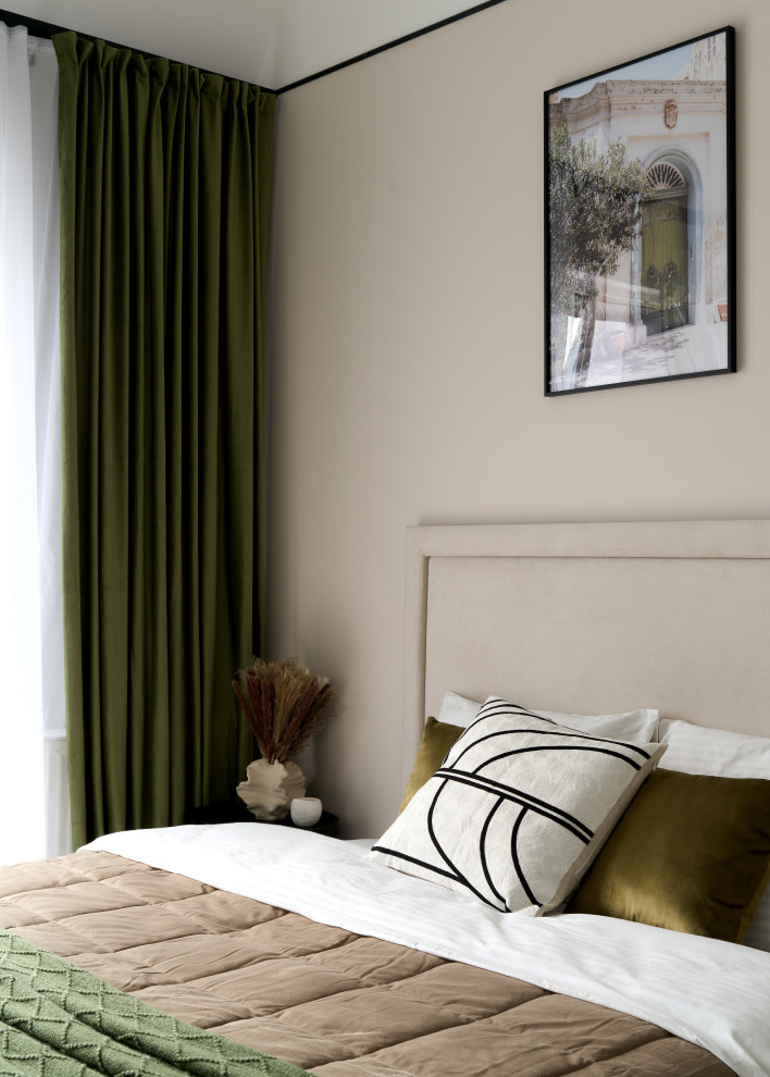 Квартира — студия по дизайн проекту Екатерины Тагировоq