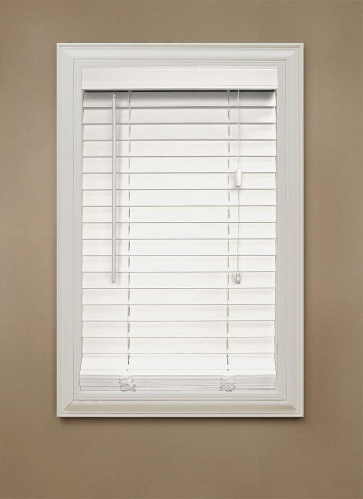 Home Decorators Collection White 2-Inch Faux Wood Blind