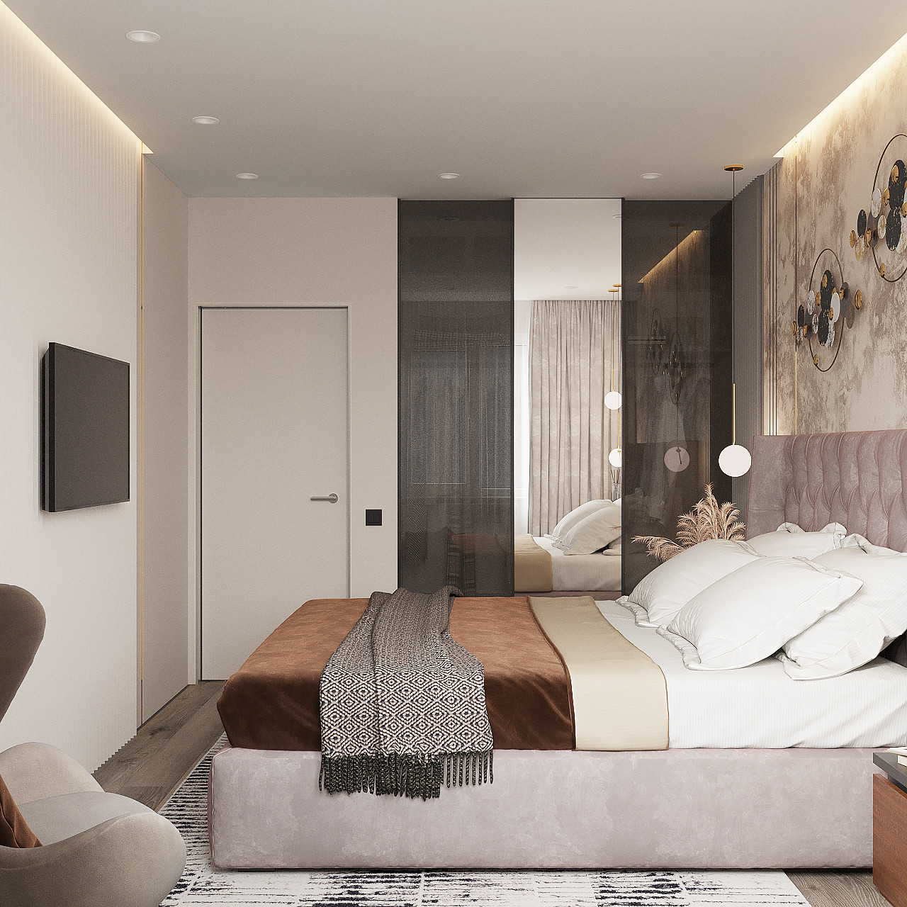 Дизайн проект квартиры, площадью 84 м2 в г. Санкт-Петербург